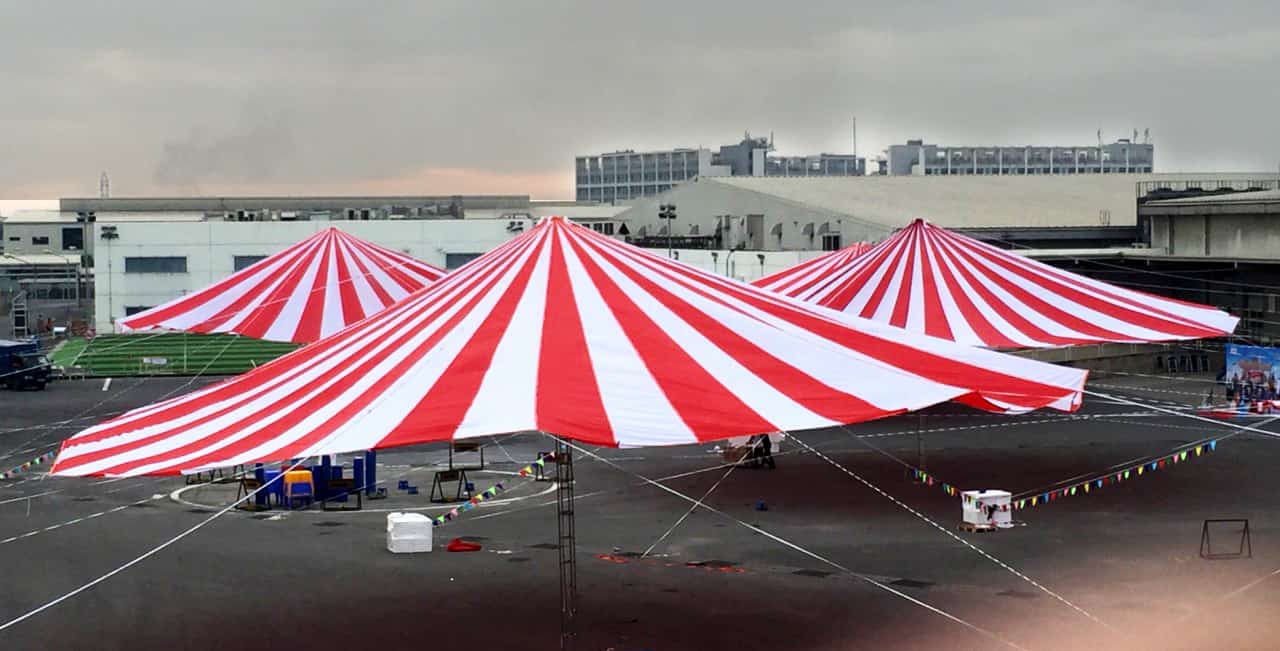 Lựa chọn đơn vị cung cấp dù tròn che nắng đường kính 20m